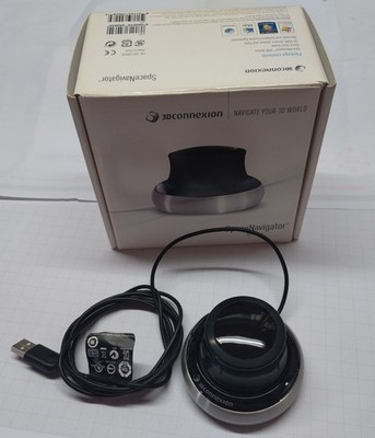 3Dconnexion SpaceMouse Compact  3D-Maus USB Schwarz, Silber 2 Tasten  **TOP**