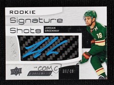 2018-19 Engrained Rookie Signature Shots Blue 38/49 Jordan Greenway Auto 8i3