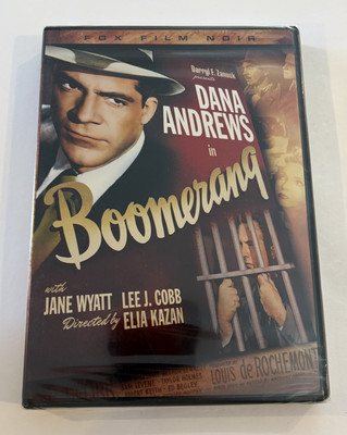 New! Boomerang 1948 DVD - NTSC REG1 - Dana Andrews & Jane Wyatt - Free Aus Post!