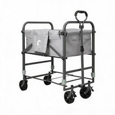Portable Dog Bath Tub Folding Pet Wash Station with Removable Drain Hair Filter