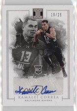 2016 Panini Impeccable Rookie Auto Silver 19/25 Kamalei Correa #120 Auto 5w7