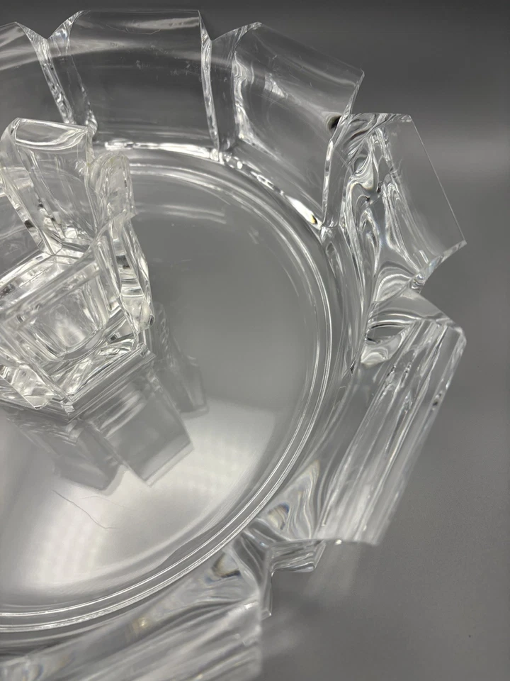 Servidor de inmersión de chips grandes Regal Lucite de colección William Bounds Grainware mediados de siglo Foto 4 de 4