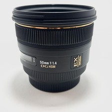 SIGMA 50mm F1.4 EX DG HSM Lens Canon EF Mount Near Mint
