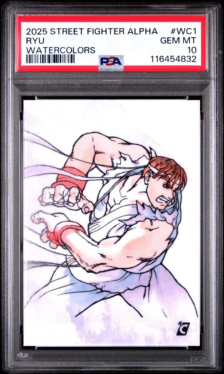 2025 CARDSMITHS STREET FIGHTER ALPHA: WATERCOLORS RYU WC1