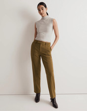 Madewell The Fairbanks Pants size 12 Dark Olive Green