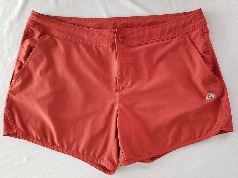 EMS Women's Shorts X-Lrg. Harbor Stretch Water Resistant Burnt Orange Pre-Owned