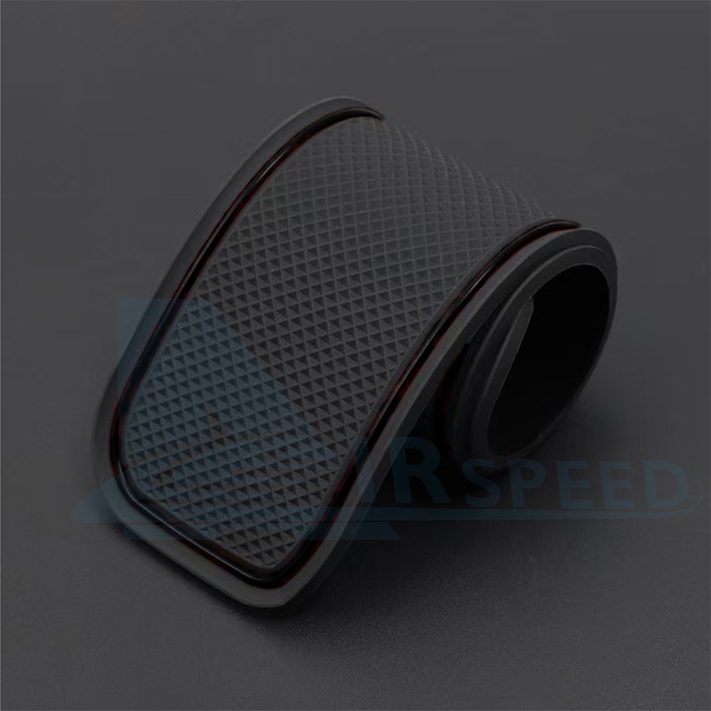 Tappetino tappetino antiscivolo interno auto lattice nero per Hyundai Kona EV 2024-2026 foto 5