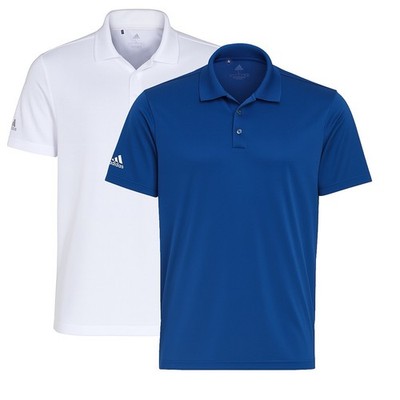 Adidas Performance Poloshirt Herren, Golf,  weiss & royalblau, Gr. M - XXL, NEU
