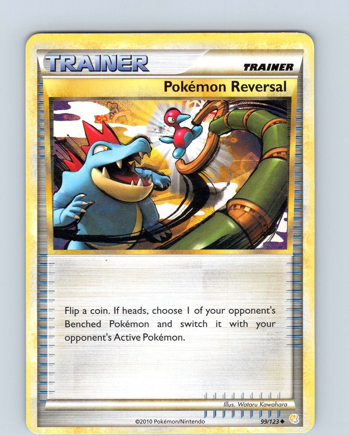 Pokemon TCG Pokemon Reversal Heartgold Soulsilver 99/123 Uncommon Card Played HP