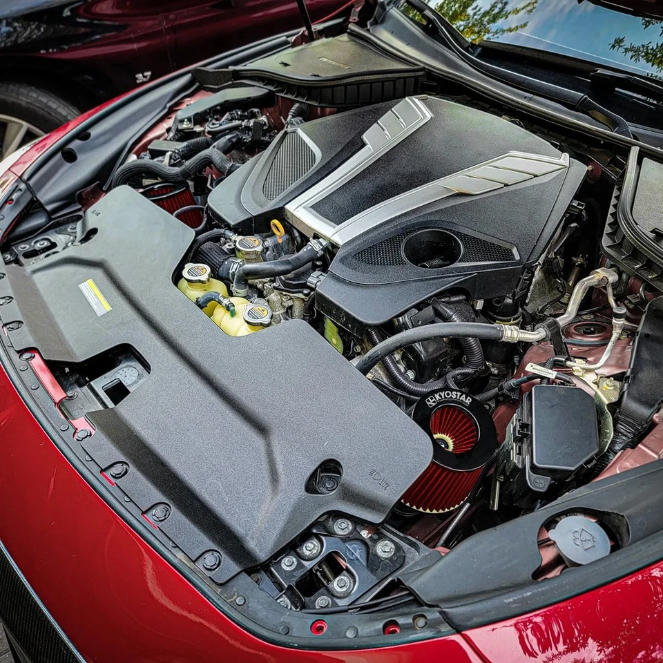 Sistema de entrada de ar frio para 2016-2024 Infiniti Q50 Q60 3.0L Twin Turbo VR30DDTT - Imagem 4 de 4