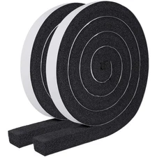 Neoprene Foam Door Seal - Strong Adhesion, Multi-Functional Roll Set