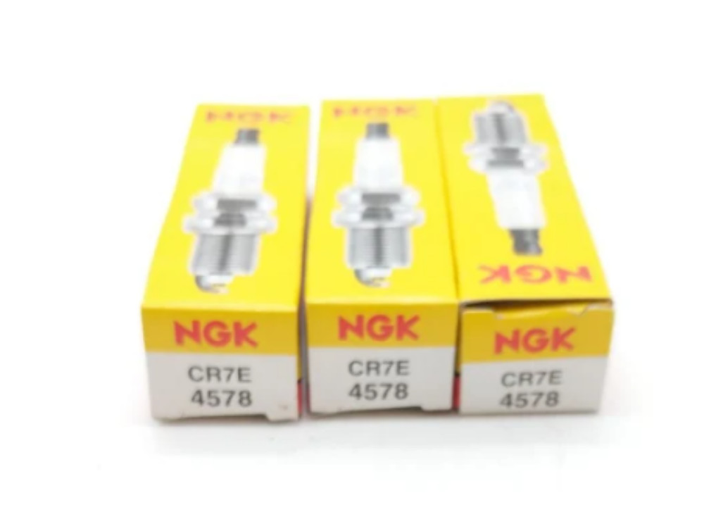 04-09 Suzuki Kawasaki Yamaha ATV Motorcycle Nickel Spark Plug QTY 3 CR7E 4578