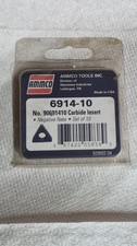 6914-10 Ammco Negative Rake Brake Lathe Bits Carbide Insert 10 Pcs No. 9069141 6914-10 Ammco Negative Rake Brake Lathe Bits Carbide Insert 10 Pcs No. 9069141