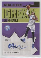 2016 Panini NBA Hoops Great SIGnificance Gold 2/10 Richaun Holmes #82 Auto 4i1