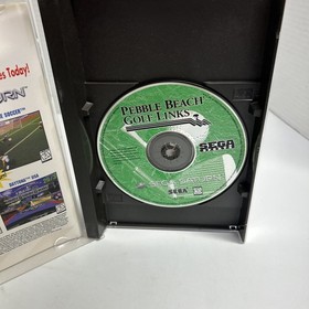 Pebble Beach Golf Links Sega Saturn CIB Complet, Tested
