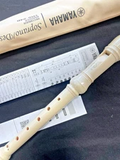 Play Beautifully from the Start – Yamaha YRS-24 White Soprano Recorder w/ Bag