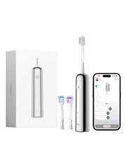 Japan NEW Laifen Wave Electric Toothbrush Stainless Steel APP 3 Brush Heads