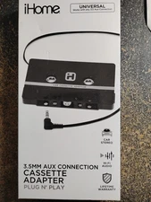 iHome 3.5mm Plug n' Play cassette adapter