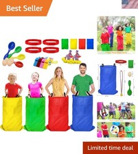 Potato Sack Race Bags - 32PCS Outdoor Games Sack Race Bags for Adults and Kid...