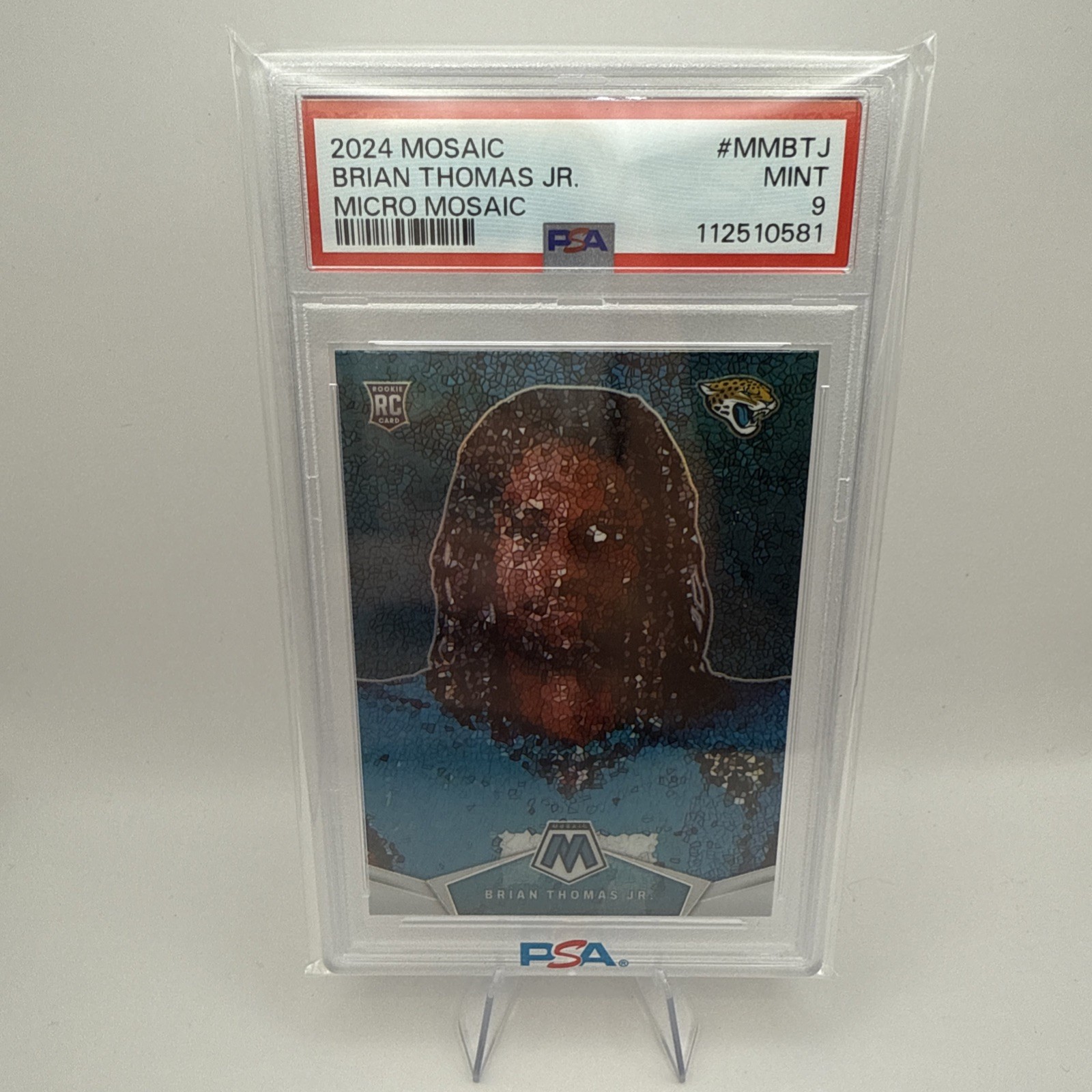 2024 Panini Mosaic Micro Mosaic Brian Thomas JR. #MMBTJ PSA 9 🔥🔥🔥