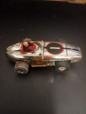 Vintage Aurora THUNDERJET INDY Racer 11 Chrome/Black Slot Car