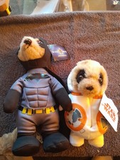 Meerkat Movies Limited Edition Toys Batman And BB8 Soft Plush Toys
