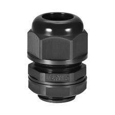 M25 Cable Gland 4 Holes Waterproof IP68 Nylon Joint Locknut for 4-6mm Dia Wire