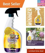 3-in-1 Cat  Kitten Training Aid - Feline Deterrent Spray for Indoor and Outd...