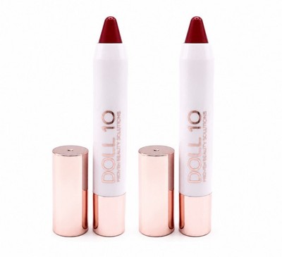 Doll 10 Proven Beauty Solutions Lip Crayon ~ Enjoy Life  0.08 oz / 2.4 g Lot Of2