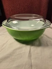 Pyrex Kelly Green 2 Qt Casserole Dish With Lid Vintage Kitchenware