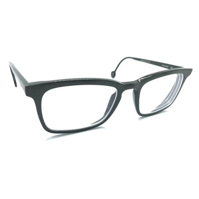 L.A. Eyeworks One Pair Holster 252 Green Rectangle Eyeglasses Frames Italy Men