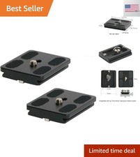 50mm Quick Release Plate Fits Arca-Swiss Standard for Camera Tripod Ballhead ...