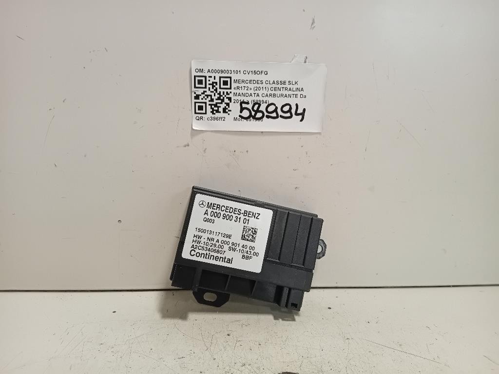CENTRALINA POMPA CARBURANTE PER MERCEDES SLK W172 3° Serie A0009003101 651980