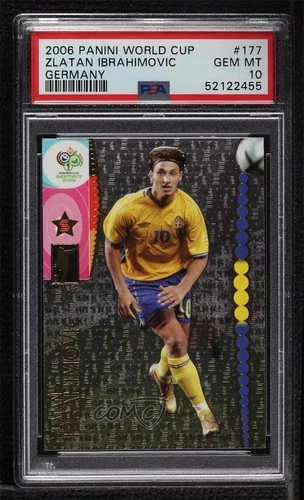 2006 Panini FIFA World Cup Germany Zlatan Ibrahimovic #177 PSA 10 GEM MT