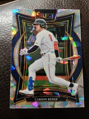 2025 Panini Select - Concourse Carson Benge #93 Ice Prizm (RC)