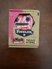 ZURU FUGGLER BABY PINKLES WIDE EYED WEIRDO PINK ZEBRA KEYRING