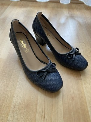 Caprito, Schicke Damen Schuhe Pumps, dunkelblau , gr. 37