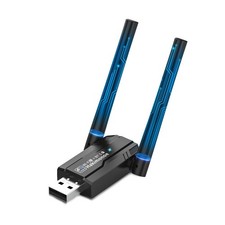 2-IN-1 Wi-Fi 6 Bluetooth 5.4 USB Adapter for PC Laptop, Enhanced 5dBi Long Ra...