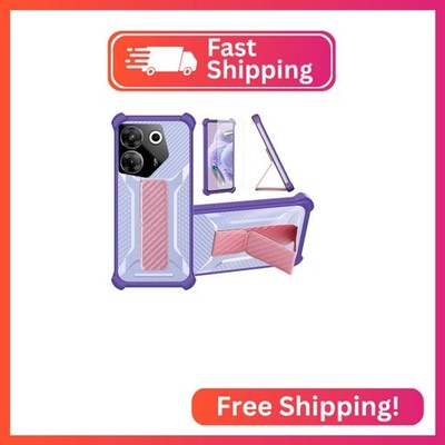 Aroepurt Case for Tecno CAMON 20 Pro 5G Phone Case Stand Cover [with Tempered Gl