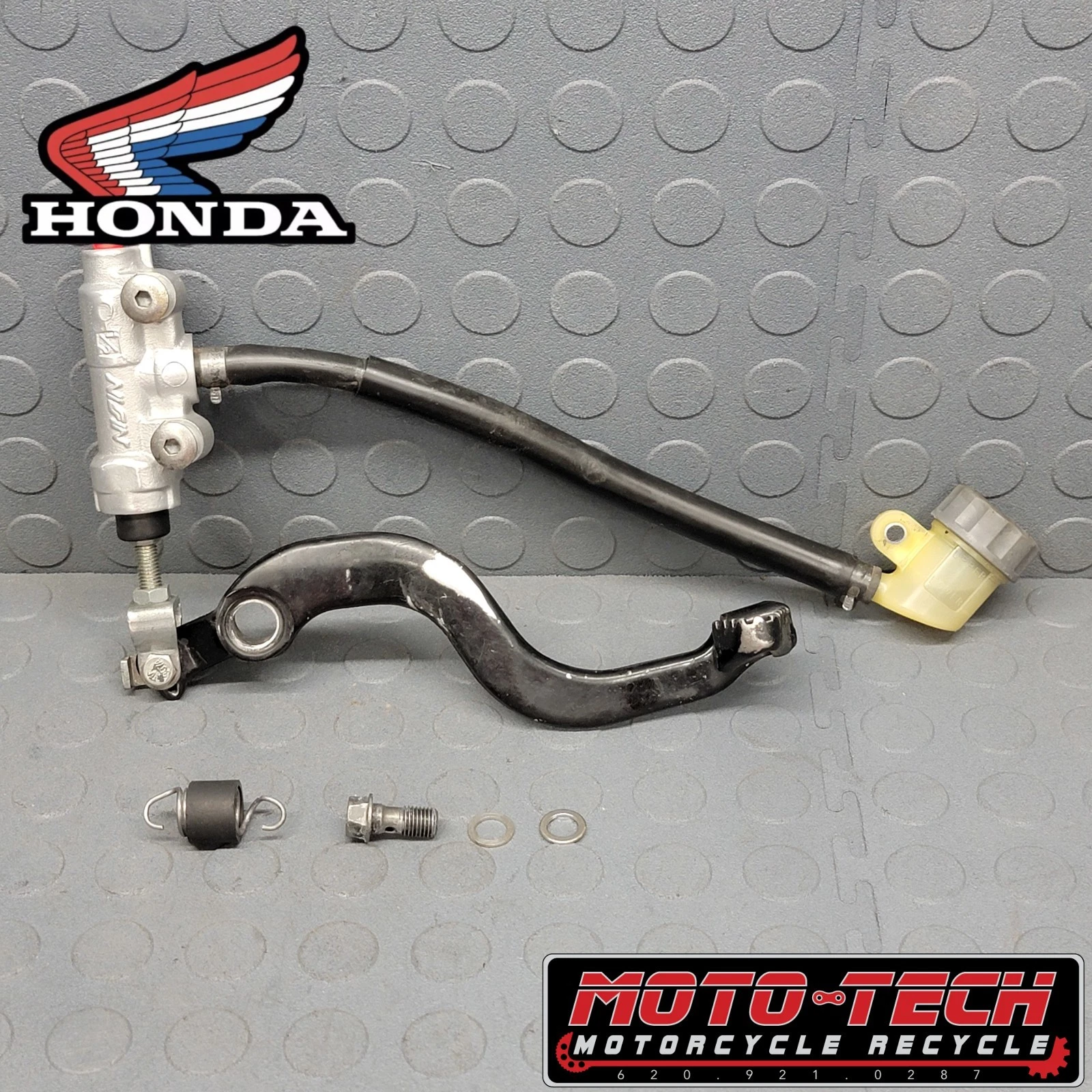 2001 HONDA CR125 OEM Nissin Rear Brake Master Cylinder 01 - CR125R CR250R  304