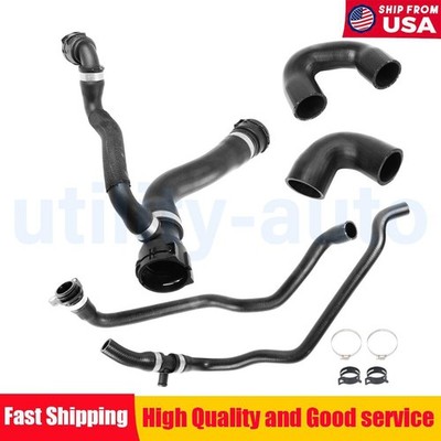 5pcs Water Radiator Coolant Hose Kit For BMW X5 E70 E71 X6 N55 xDrive35i 11-13