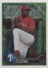 2016 Bowman Chrome Prospects Green Shimmer Refractor 52/99 Franklyn Kilome s3g