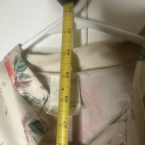 Vintage ILGWU 70's Floral Maxi Dress - Picture 9 of 10