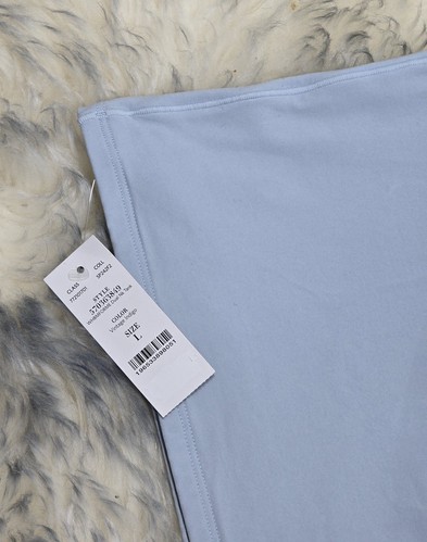 Neu mit Etikett WHBM FORME DOPPELTER AUSSCHNITT ALL-WAY STRETCH TANK TOP TRÄGERTOP HELLBLAU Gr. L $ 46,50 - Bild 3 von 5