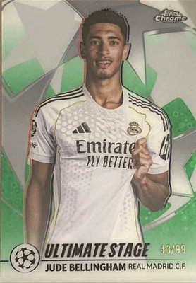 Topps 2025-26 UEFA Club Competitions Jude Bellingham Ultimate Stage US-26 43/99