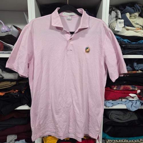 Holderness & Bourne brays island golf Mens Hilton Polo Shirt Pima Cotton M