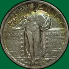 1925 Standing Liberty Quarter Choice Extremely Fine XF+ Coin #40277