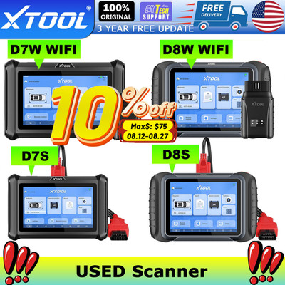 XTOOL D7S D7W D8S D8W Auto All Diagnostic Scanner Bidirectional E.CU Coding Tool