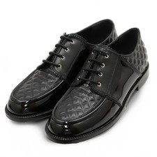 CHANEL Matrasse Dress Shoes Size 37 Women Patent leather Black