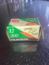 12exp Fujifilm Fujicolor SuperG ISO200 Color Negative Film Expired 1996 24x36mm